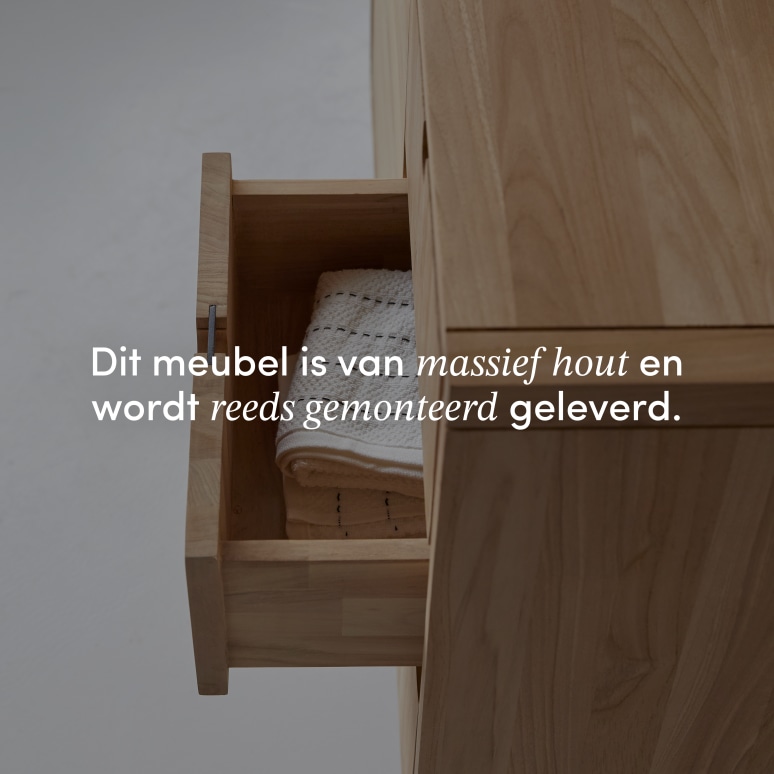 Jonàk - Massief teakhouten badmeubel 95 cm