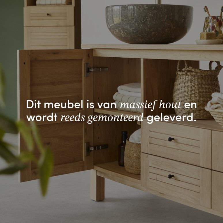 Soho - Massief eikenhouten badmeubel 165 cm