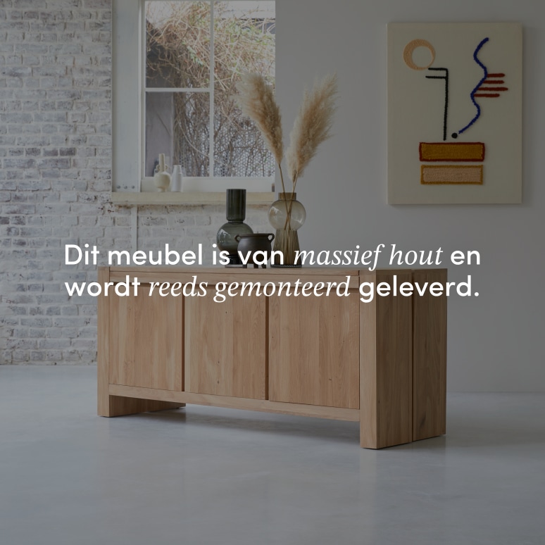 Eden - Massief eikenhouten buffet 160 cm