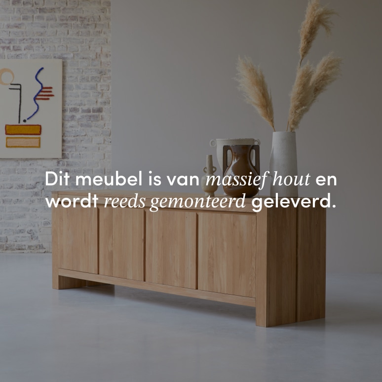 Eden - Massief eikenhouten buffet 210 cm