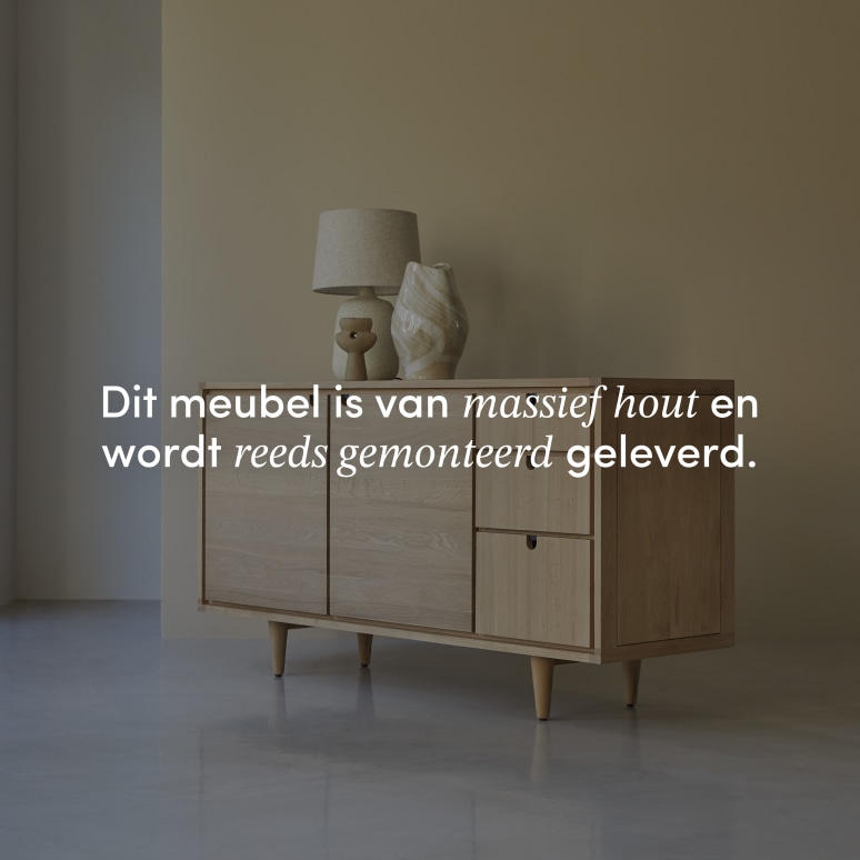Jonàk - Massief eikenhouten buffet 145 cm