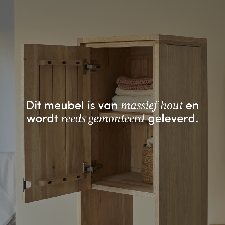 Jonàk - Massief eikenhouten kolomkast