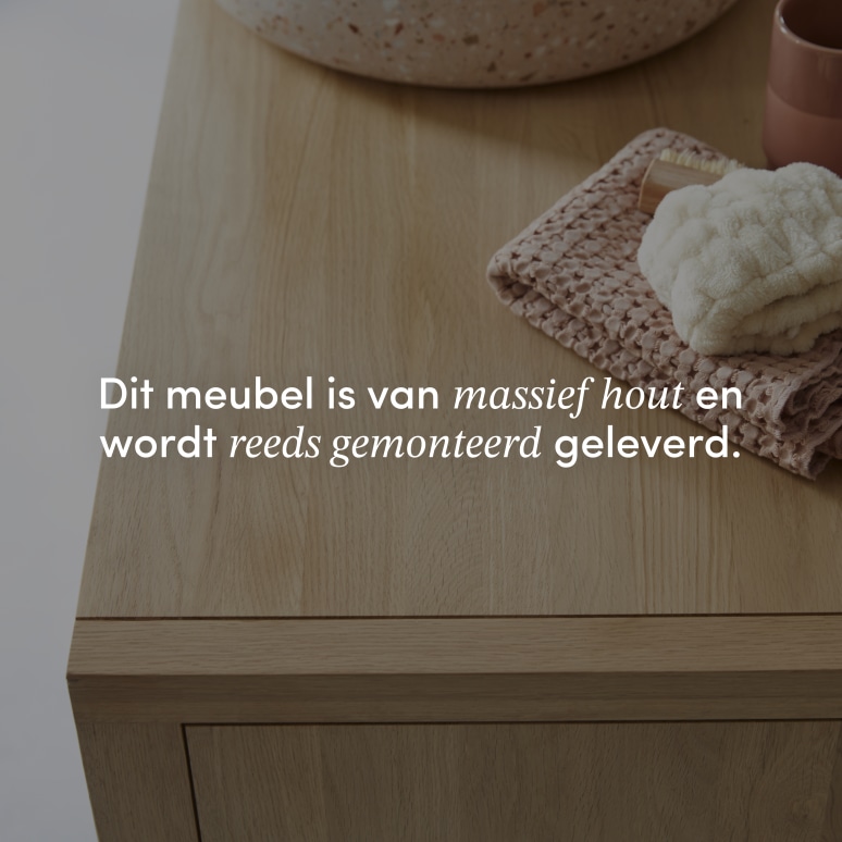 Jonàk - Massief eikenhouten badmeubel 95 cm