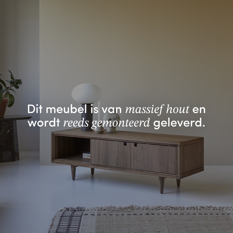 Jonàk - Massief notenhouten tv-meubel 140 cm