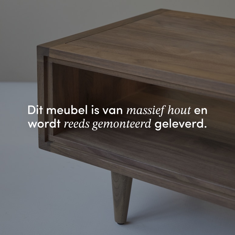 Jonàk - Massief notenhouten salontafel