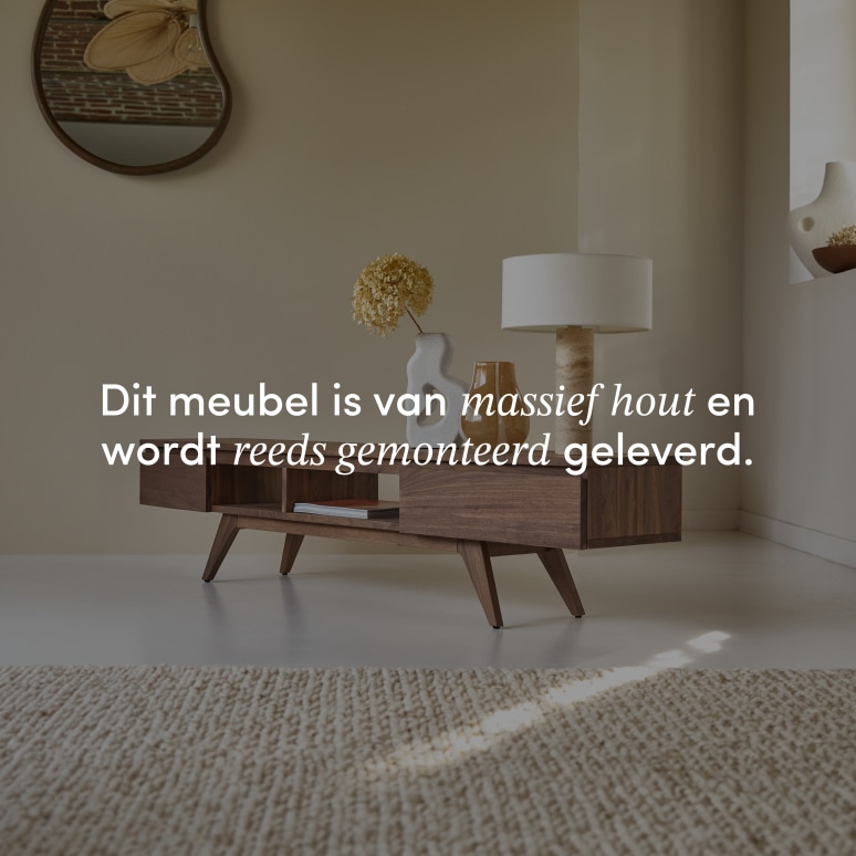 Esmée - Tv-meubel van massief notenhout 180 cm