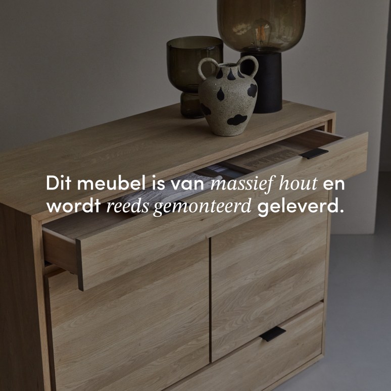 Senson - Massief eikenhouten buffet 120 cm