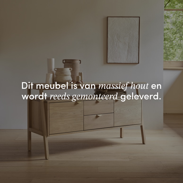 Pola - Massief eiken buffet 140 cm