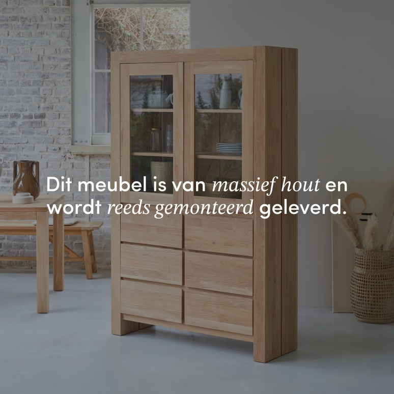 Eden - Massief eikenhouten servieskast