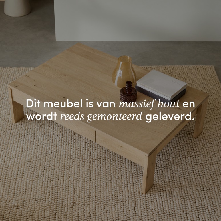 Eden - Massief eiken salontafel
