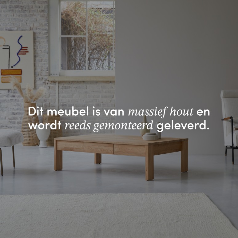 Eden - Massief eiken salontafel