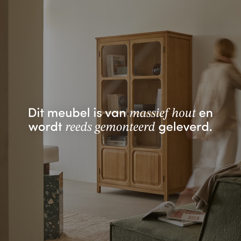 Marthe - Massief eikenhouten boekenkast