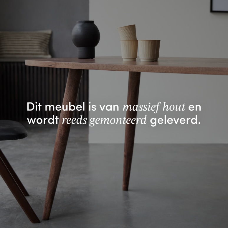 Lazare - Eettafel van massief mangohout voor 4/6 personen
