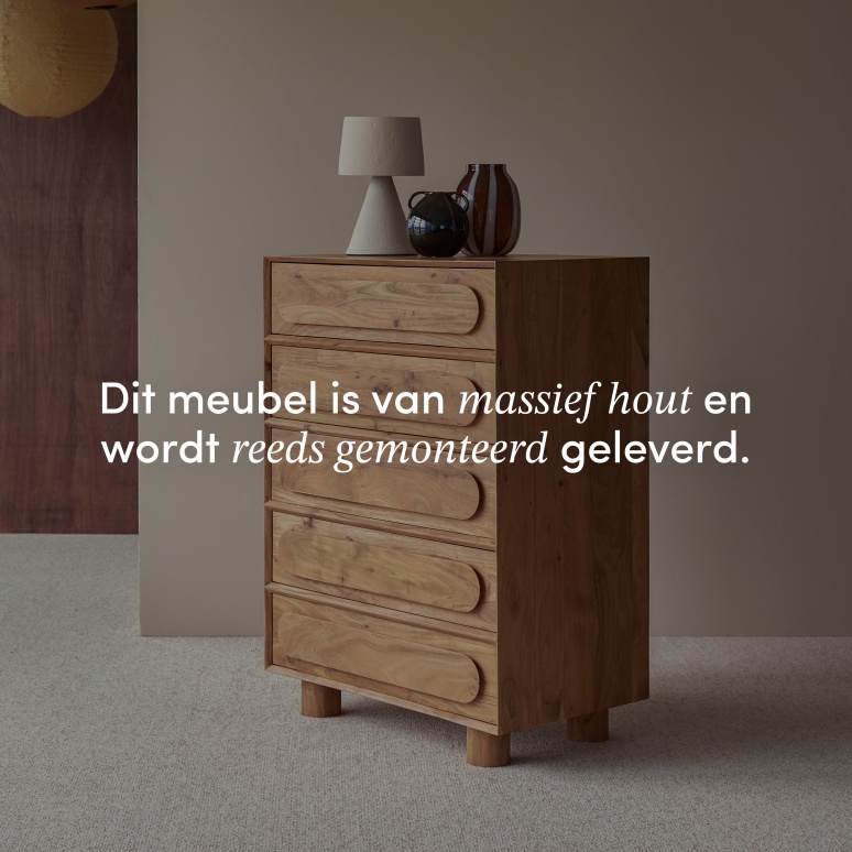 Olga - Ladekast van massief acacia