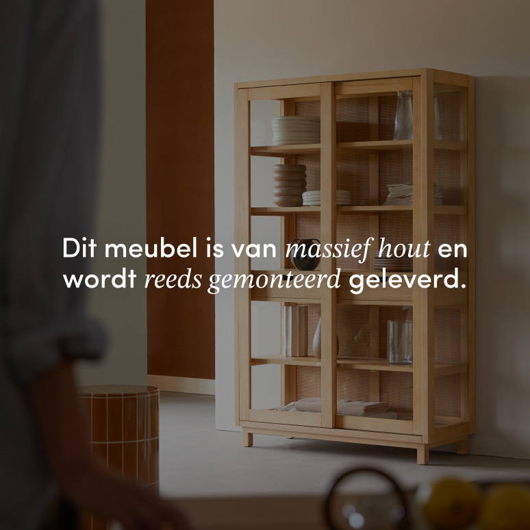 Adel - Massief eikenhouten servieskast