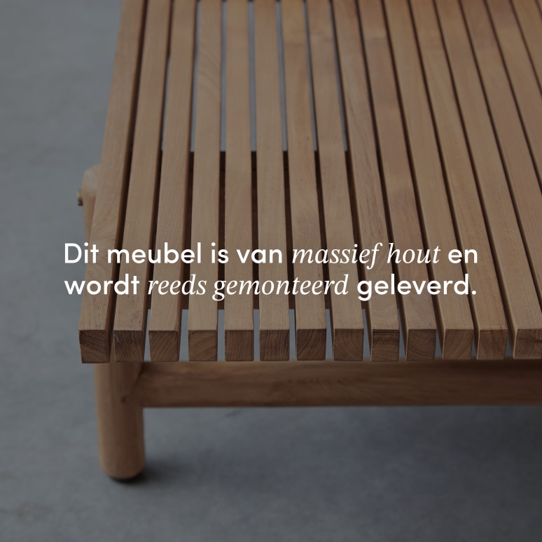 Fado - Massief teakhouten tuintafel