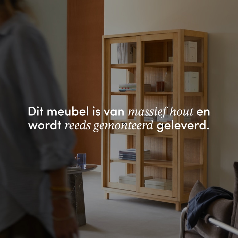 Adel - Massief eiken opbergkast