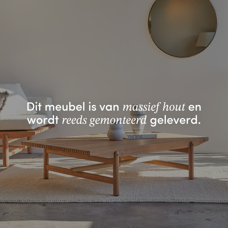 Fado - Massief teakhouten salontafel