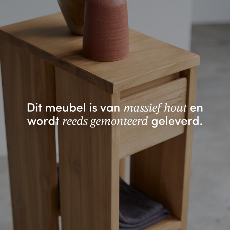 Eden - Massief teakhouten banktafel