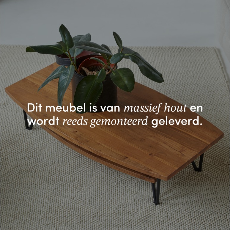 Bonnie - Massief acacia salontafel