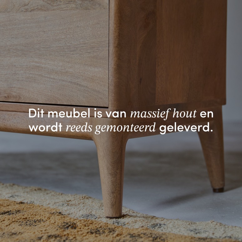Gabrielle - Kindercommode van massief mangohout