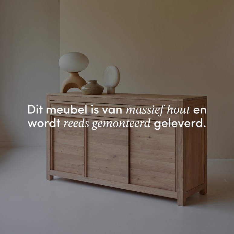 Luce - Massief eiken buffetkast 150 cm