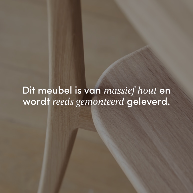 Abel - Stoel van massief eikenhout 