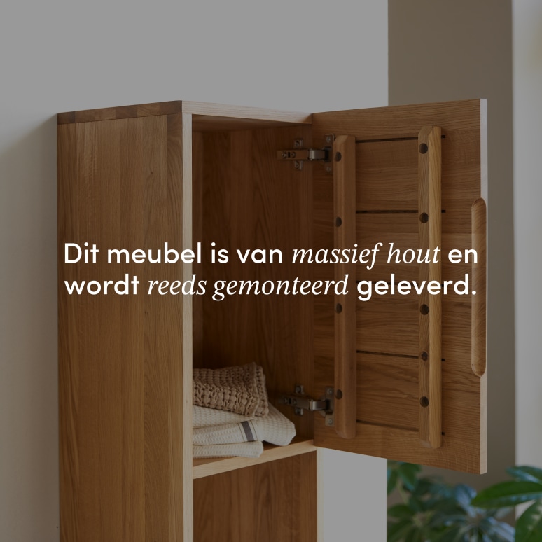 Nova - Kolomkast van massief eiken
