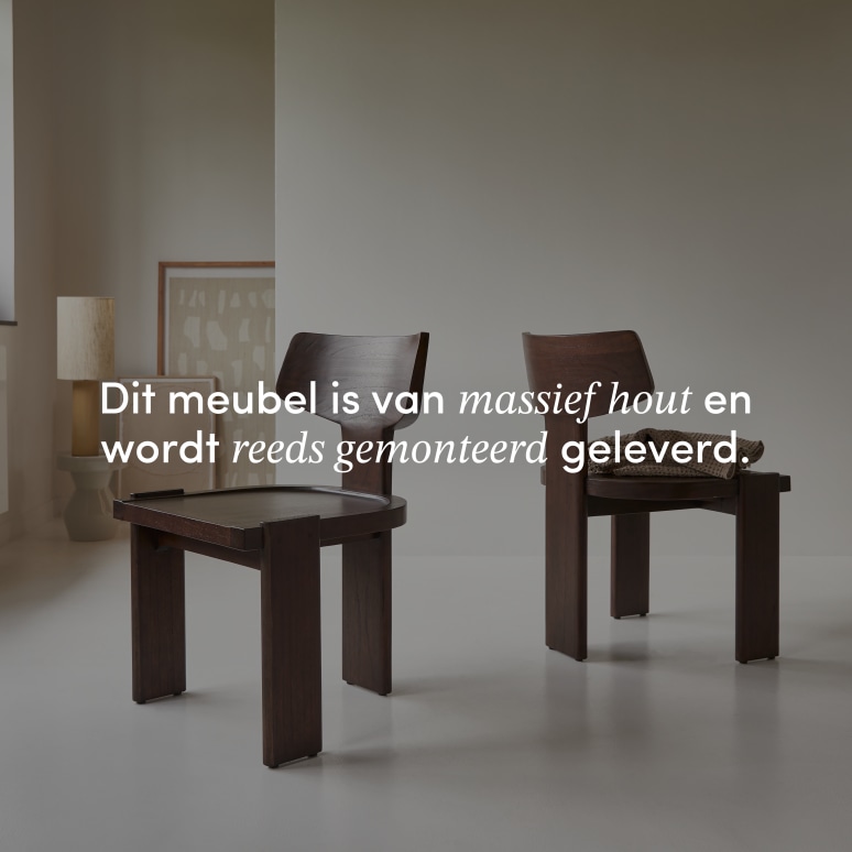 Iko - Stoel in massief mindihout