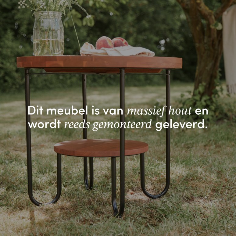 Key Wood - Tuinsalontafel van massief acacia