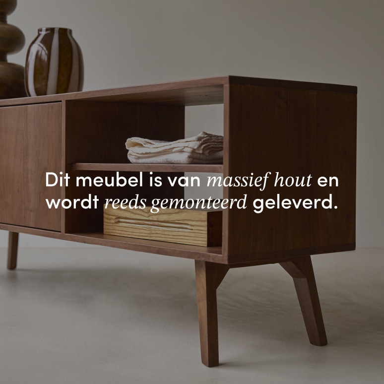 Niels - Acacia tv-meubel 150 cm