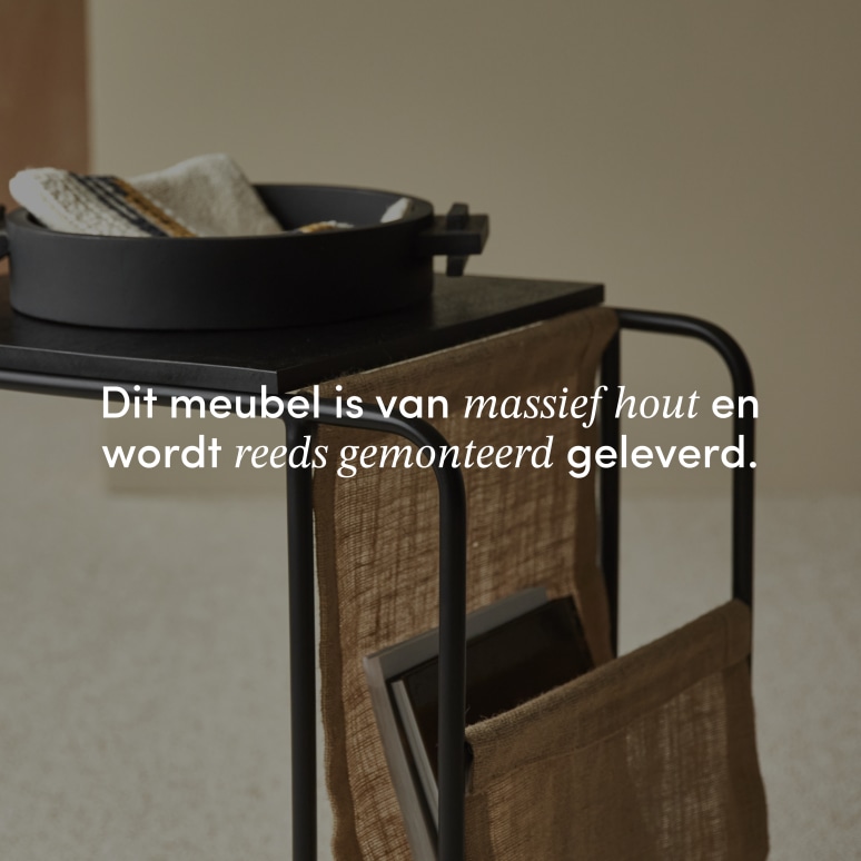 Fidele - Bijzettafel van massief mangohout