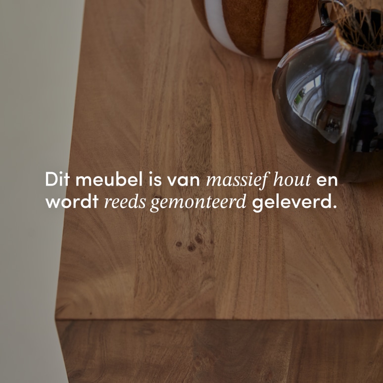 Olga - Buffetkast van massief acacia 200 cm