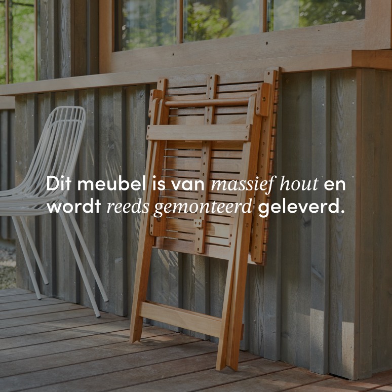 Bistro - Tuinset van massief acaciahout, 2 plaatsen