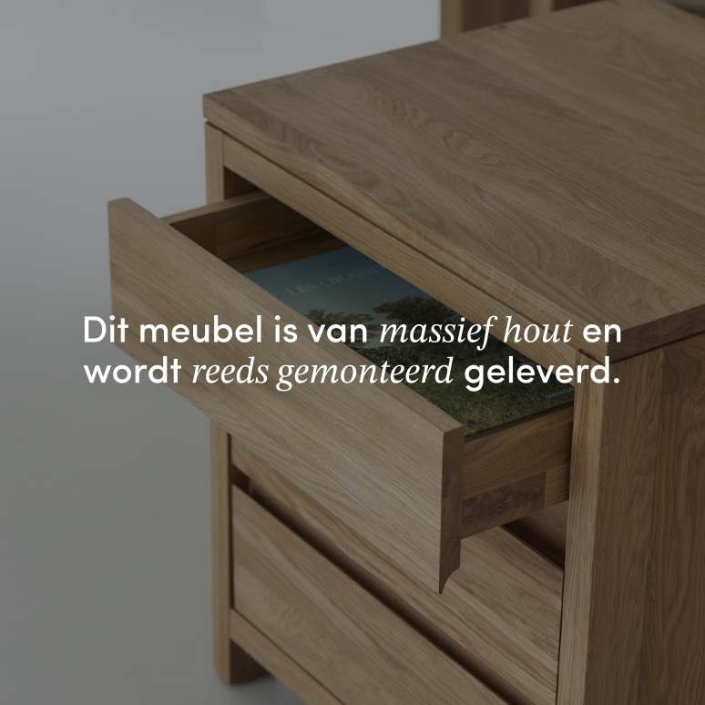 Eden - Ladeblok van eiken voor kinderen