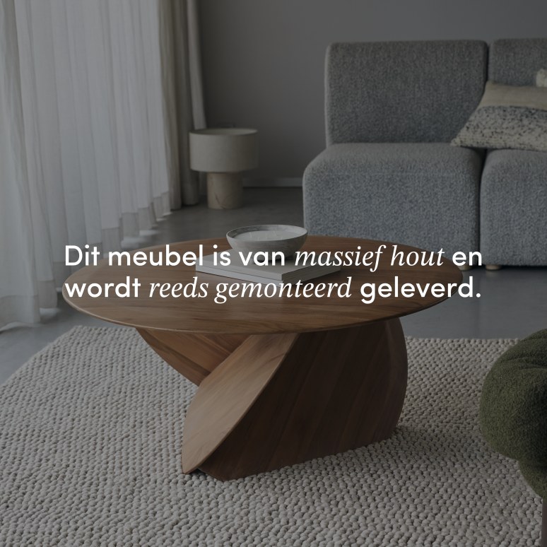 Gonzague - Salontafel in massief teak, groot model