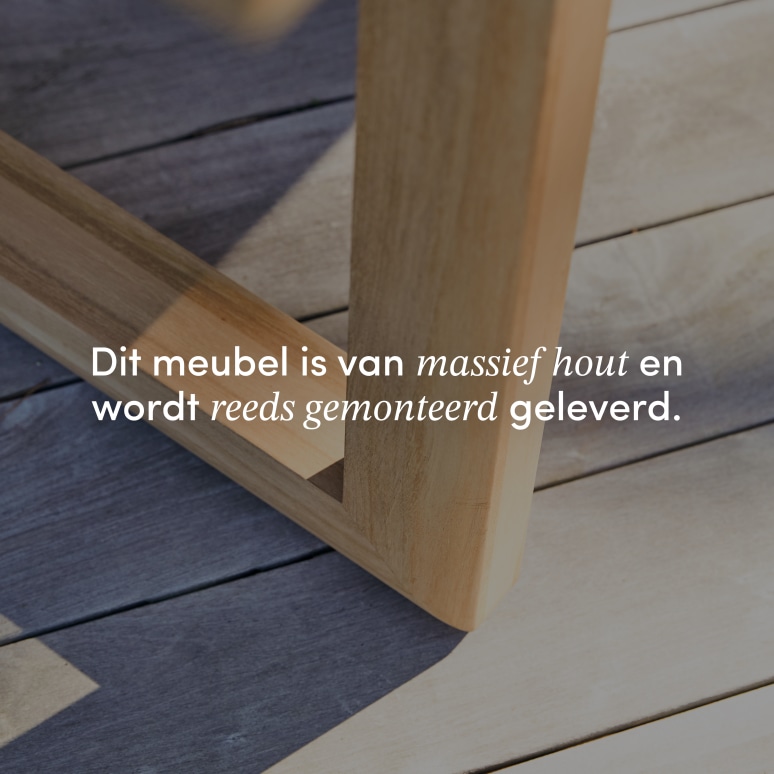 Noah - Tuintafel in massief teak voor 8/10 personen