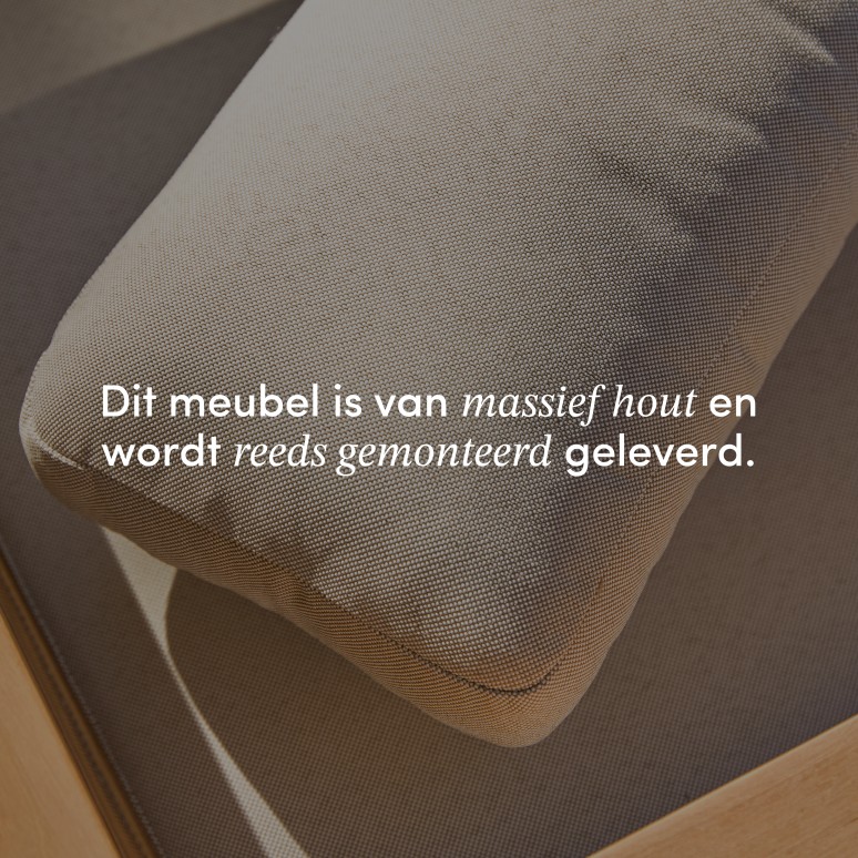 Noah - Tuinstoel in massief teak