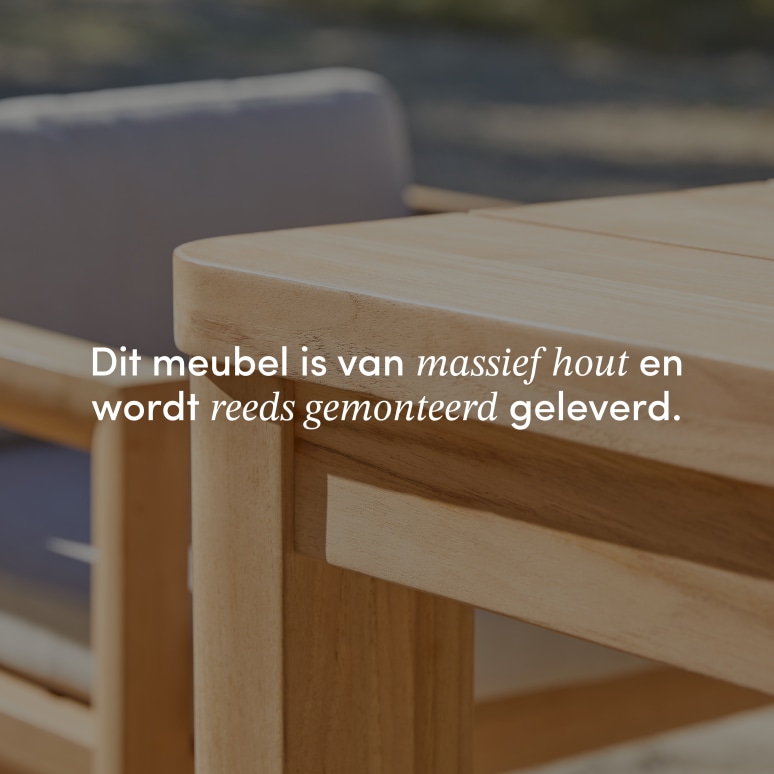 Leon - Tuintafel in massief teak 6-8 pers