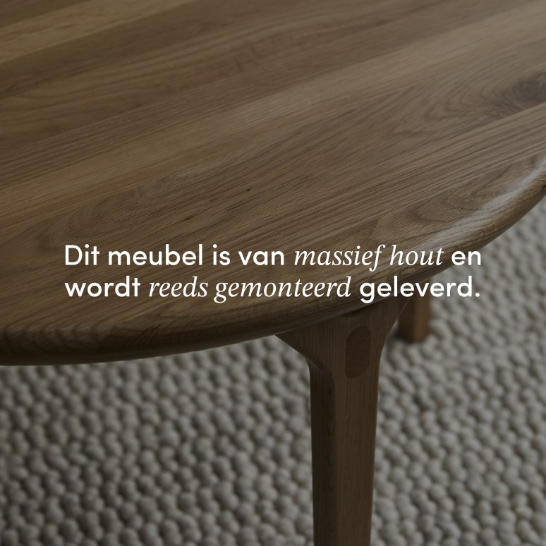 Clara - Massief eiken salontafel