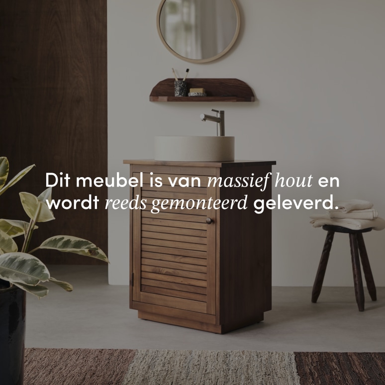 Loggia - Wastafelmeubel in massief acacia 60 cm