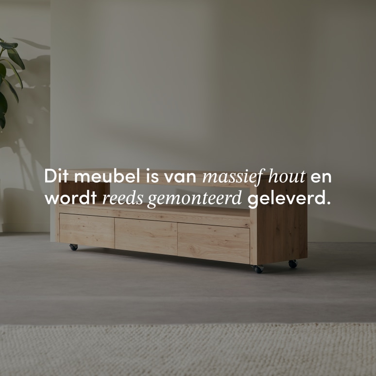 Anoa - Tv-meubel van massief eikenhout 180 cm