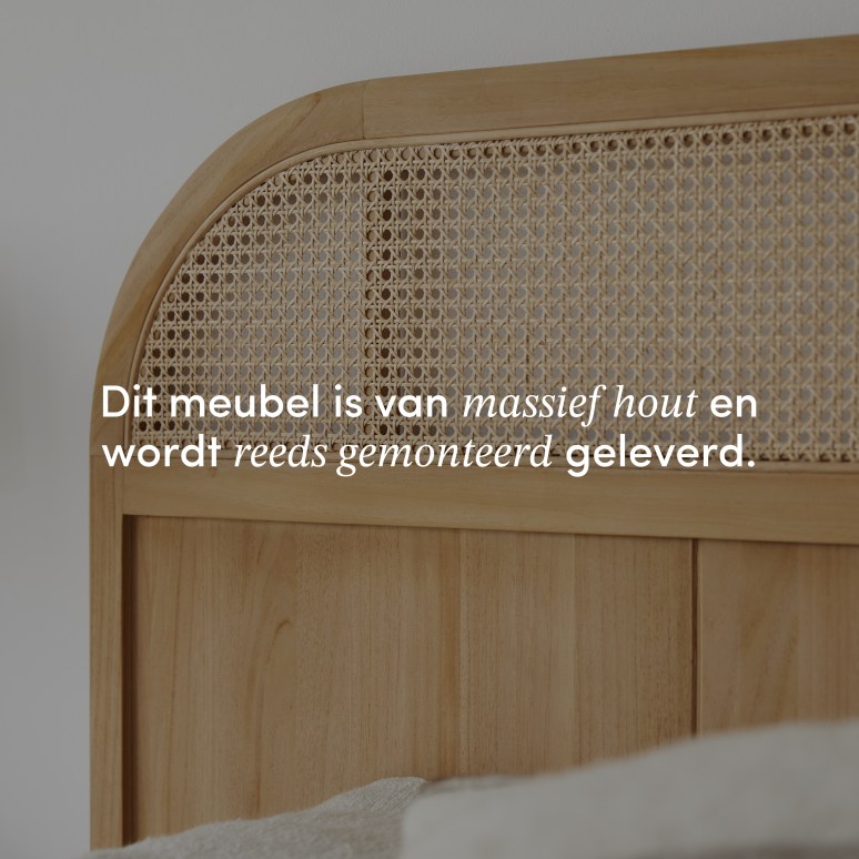 Hector - Hoofdbord in massief teak 190 cm