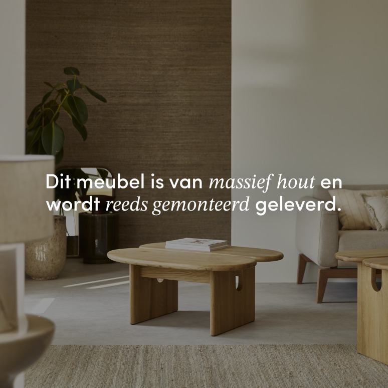 Sophia - Massief eiken salontafel