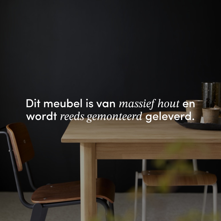 Noah - Uitschuifbare tafel van massief teak 8-10 pers.