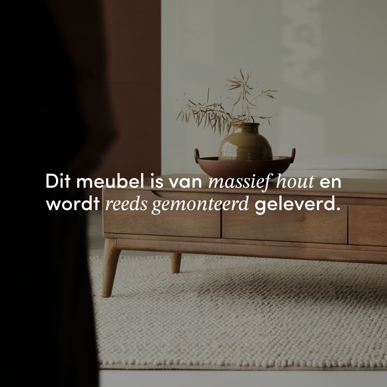 Gabrielle - Salontafel in massief mango Gabrielle