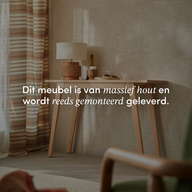 Esmée - Massief eikenhouten consoletafel