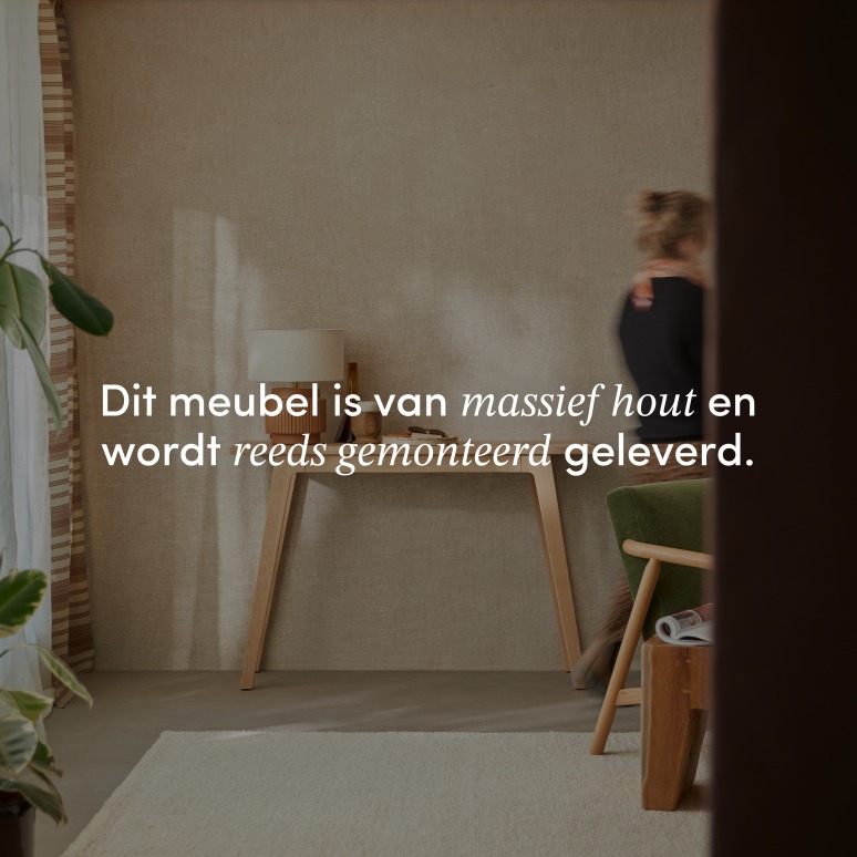 Esmée - Haltafel van massief eiken