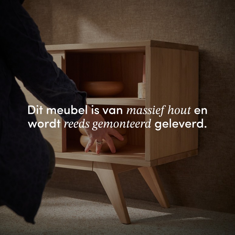 Esmée - Massief eikenhouten dressoir 130 cm