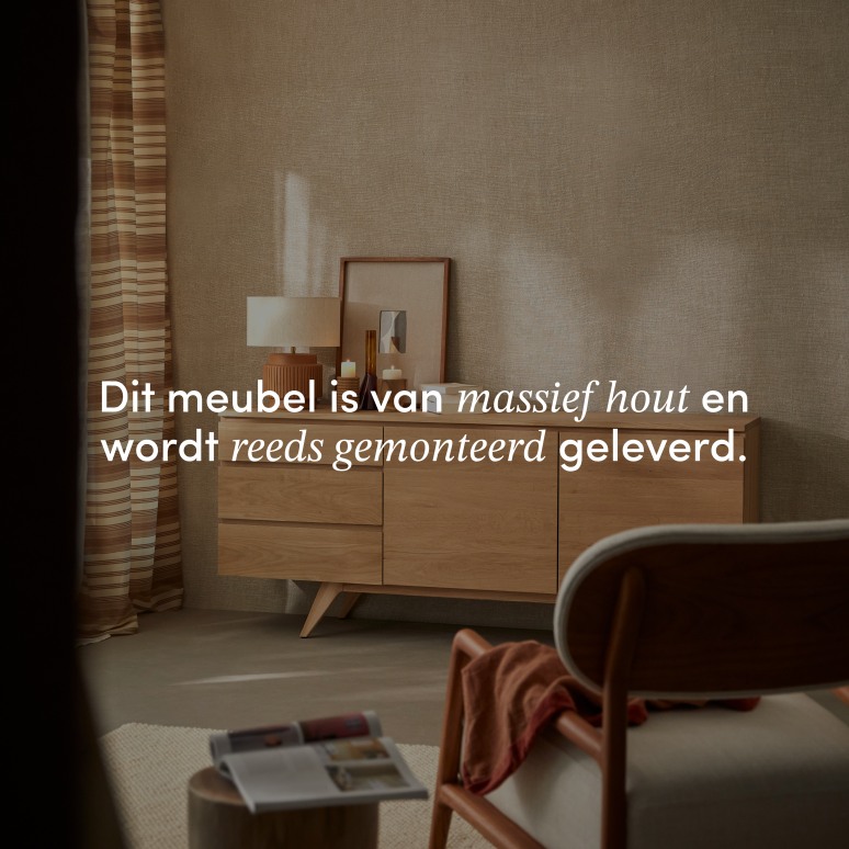 Esmée - Massief eikenhouten dressoir 180 cm